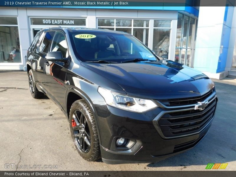 Mosaic Black Metallic / Jet Black 2019 Chevrolet Traverse Premier AWD