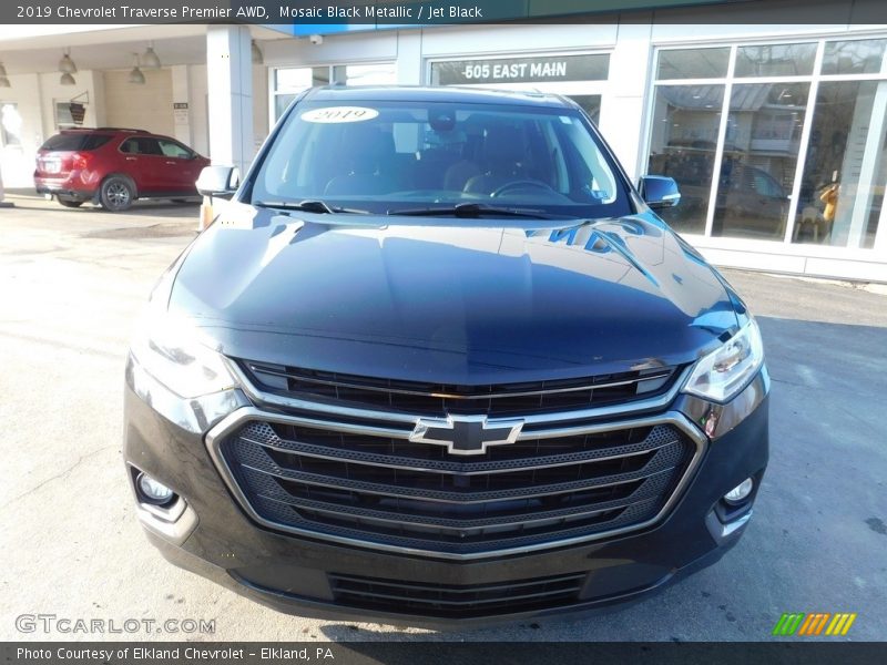 Mosaic Black Metallic / Jet Black 2019 Chevrolet Traverse Premier AWD