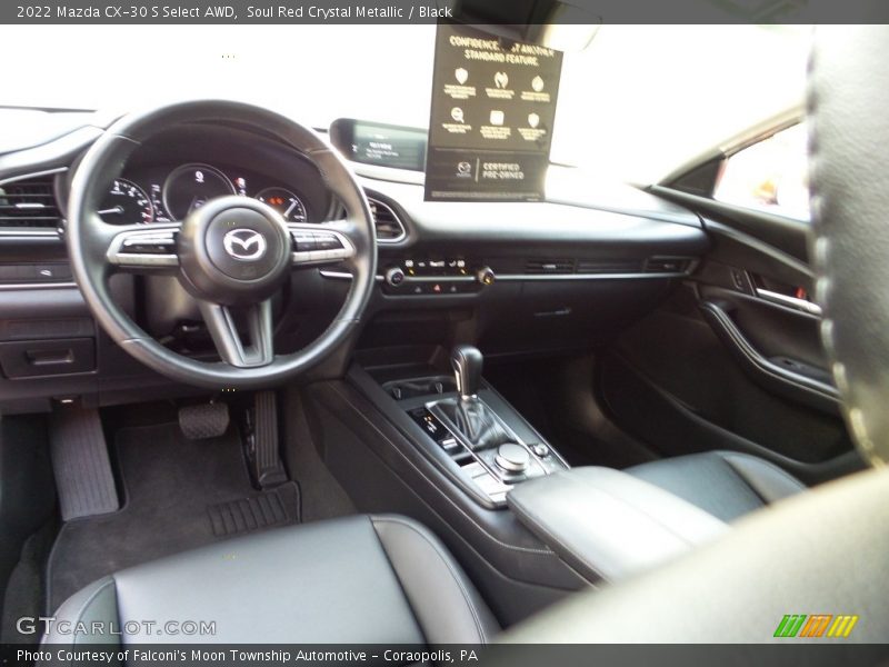 Soul Red Crystal Metallic / Black 2022 Mazda CX-30 S Select AWD