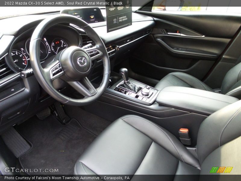 Soul Red Crystal Metallic / Black 2022 Mazda CX-30 S Select AWD
