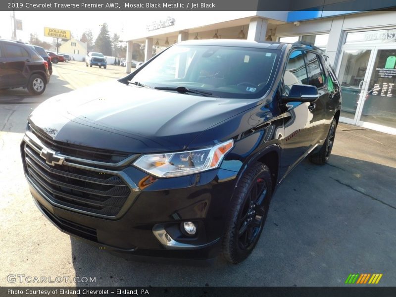 Mosaic Black Metallic / Jet Black 2019 Chevrolet Traverse Premier AWD