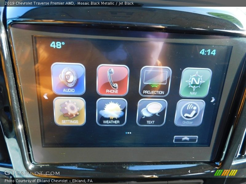 Mosaic Black Metallic / Jet Black 2019 Chevrolet Traverse Premier AWD