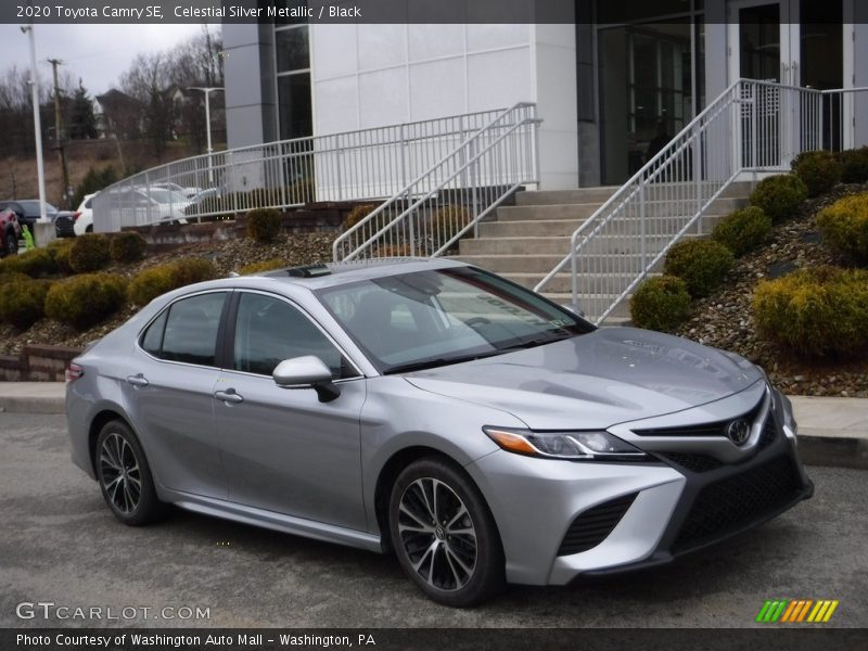 Celestial Silver Metallic / Black 2020 Toyota Camry SE