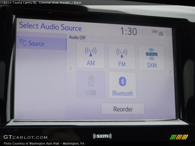 Celestial Silver Metallic / Black 2020 Toyota Camry SE