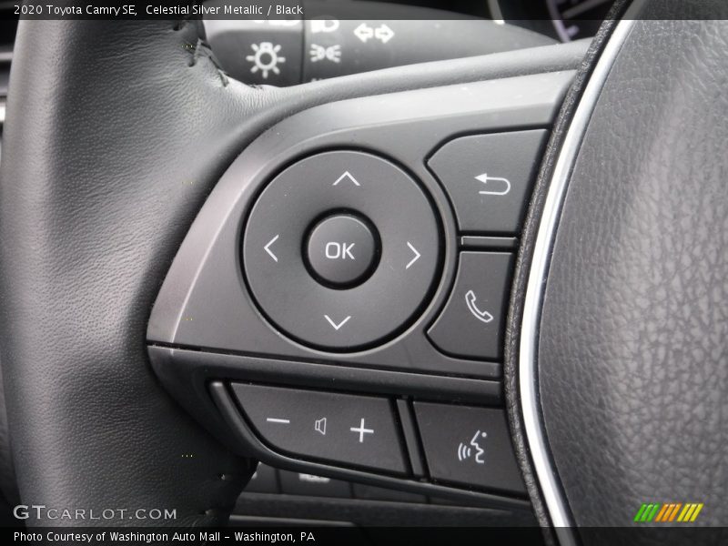 Celestial Silver Metallic / Black 2020 Toyota Camry SE
