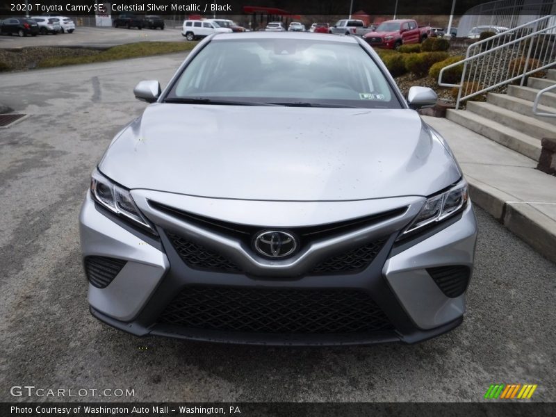 Celestial Silver Metallic / Black 2020 Toyota Camry SE