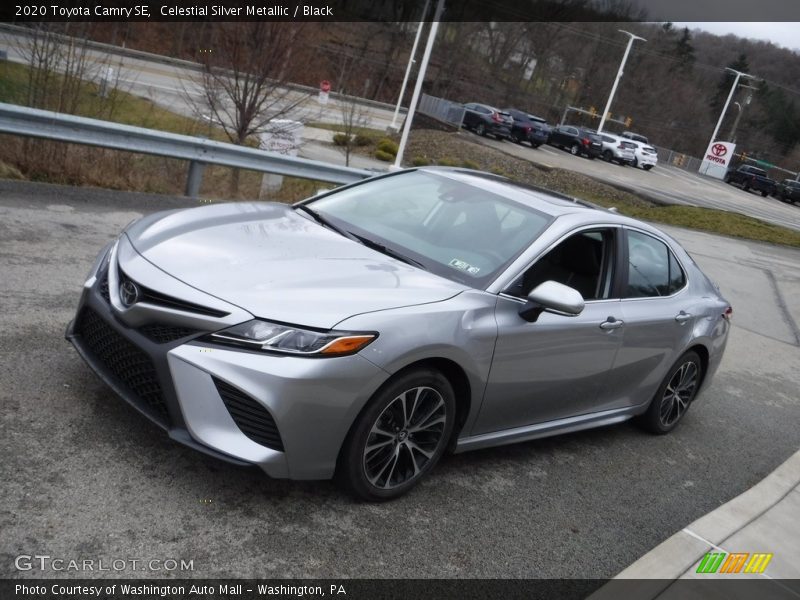 Celestial Silver Metallic / Black 2020 Toyota Camry SE