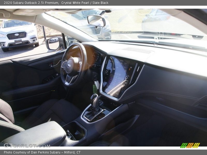 Crystal White Pearl / Slate Black 2020 Subaru Outback 2.5i Premium