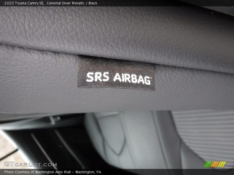 Celestial Silver Metallic / Black 2020 Toyota Camry SE
