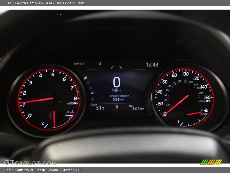 Ice Edge / Black 2022 Toyota Camry XSE AWD