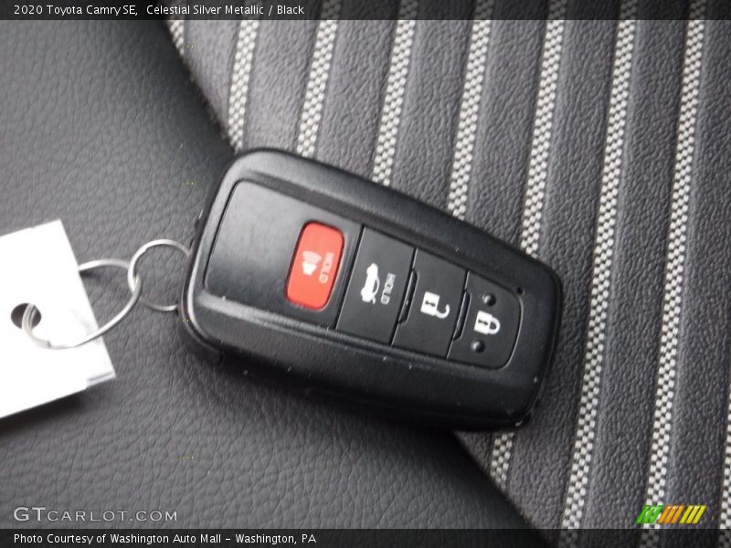 Celestial Silver Metallic / Black 2020 Toyota Camry SE
