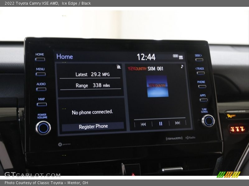 Ice Edge / Black 2022 Toyota Camry XSE AWD