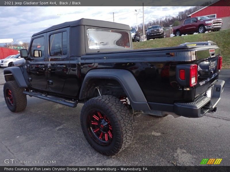 Black / Black 2021 Jeep Gladiator Sport 4x4