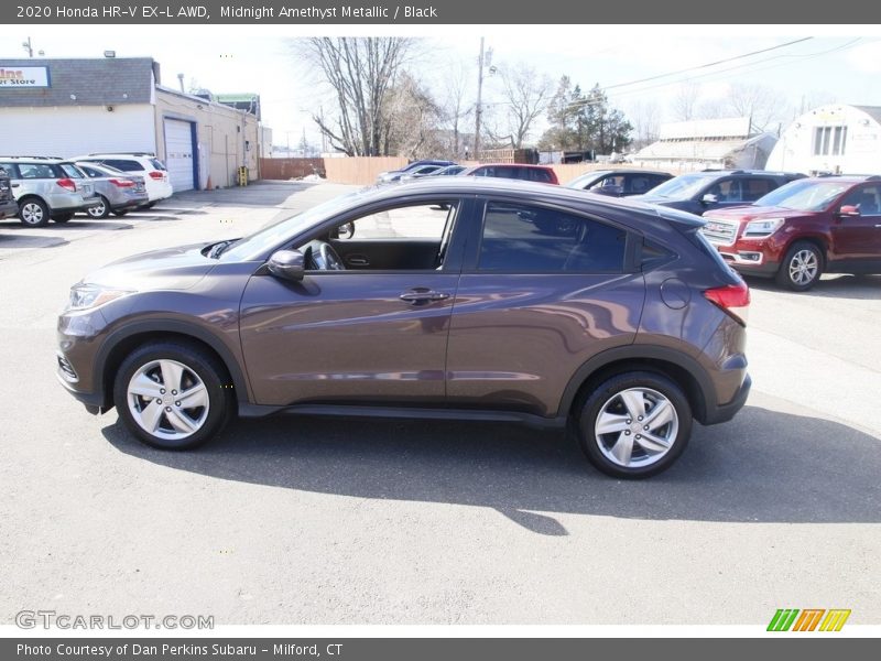 Midnight Amethyst Metallic / Black 2020 Honda HR-V EX-L AWD