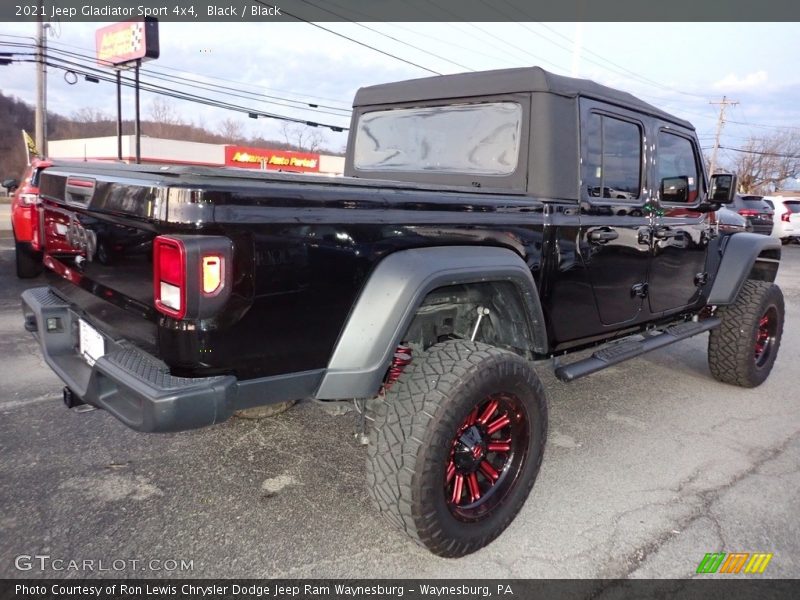 Black / Black 2021 Jeep Gladiator Sport 4x4