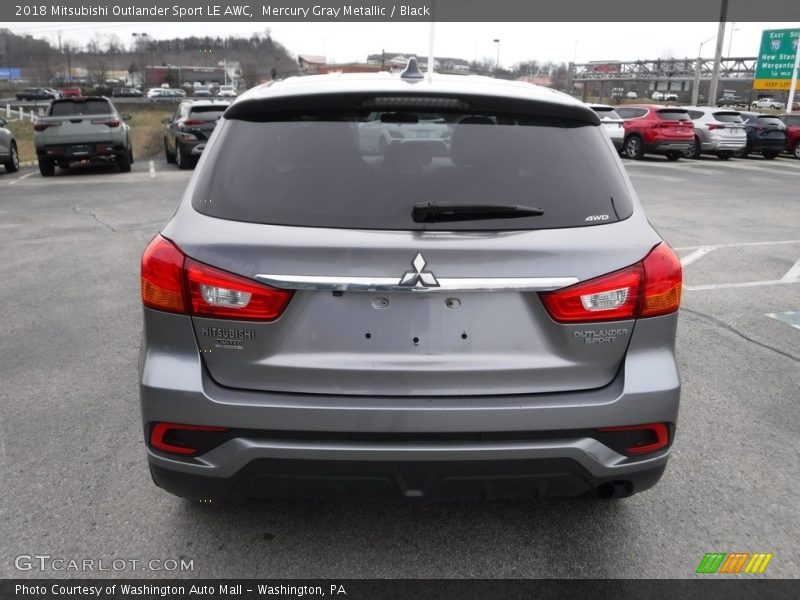 Mercury Gray Metallic / Black 2018 Mitsubishi Outlander Sport LE AWC