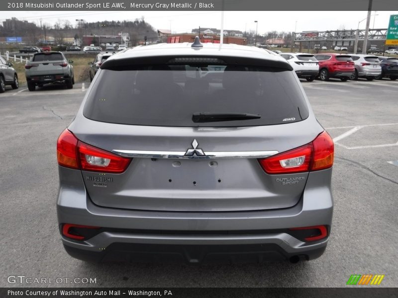 Mercury Gray Metallic / Black 2018 Mitsubishi Outlander Sport LE AWC