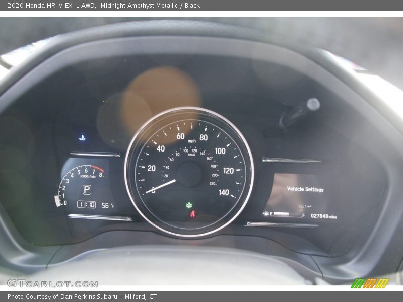 Midnight Amethyst Metallic / Black 2020 Honda HR-V EX-L AWD