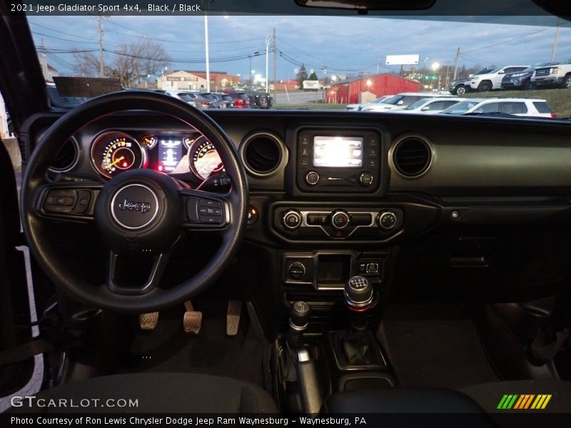 Black / Black 2021 Jeep Gladiator Sport 4x4