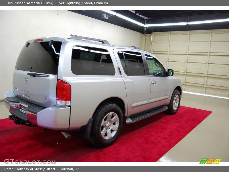 Silver Lightning / Steel/Titanium 2005 Nissan Armada LE 4x4