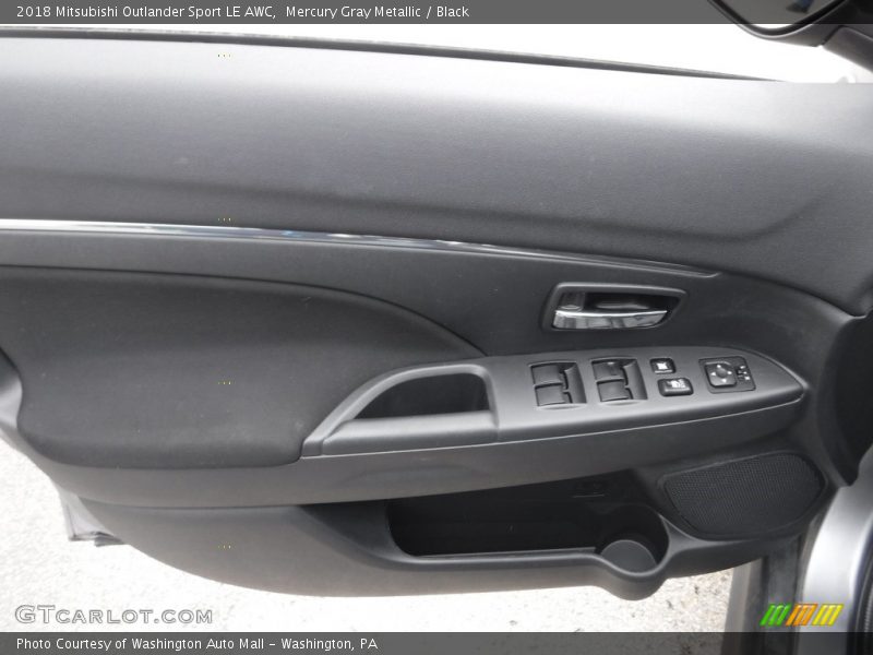 Mercury Gray Metallic / Black 2018 Mitsubishi Outlander Sport LE AWC