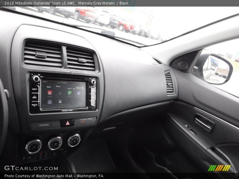 Mercury Gray Metallic / Black 2018 Mitsubishi Outlander Sport LE AWC