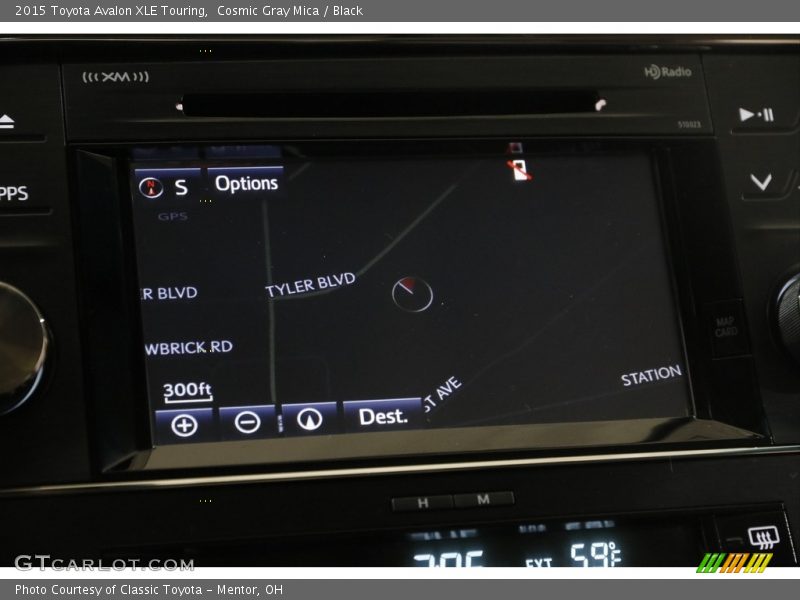 Cosmic Gray Mica / Black 2015 Toyota Avalon XLE Touring