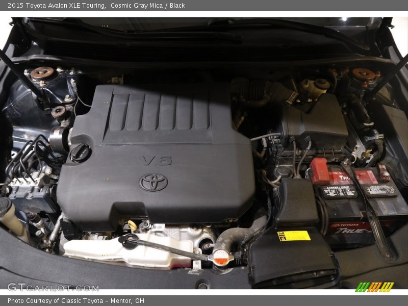 Cosmic Gray Mica / Black 2015 Toyota Avalon XLE Touring