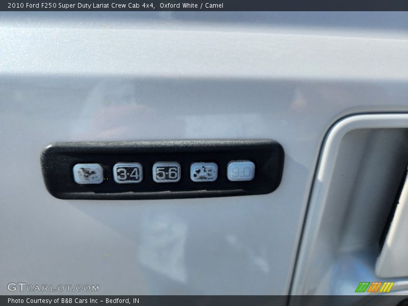 Oxford White / Camel 2010 Ford F250 Super Duty Lariat Crew Cab 4x4