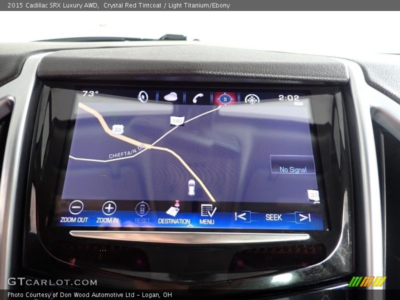 Crystal Red Tintcoat / Light Titanium/Ebony 2015 Cadillac SRX Luxury AWD