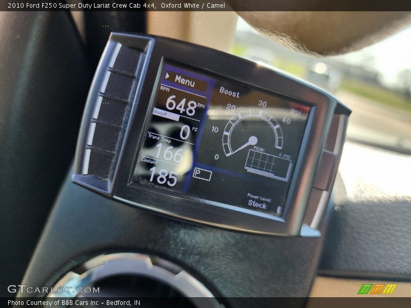 Oxford White / Camel 2010 Ford F250 Super Duty Lariat Crew Cab 4x4