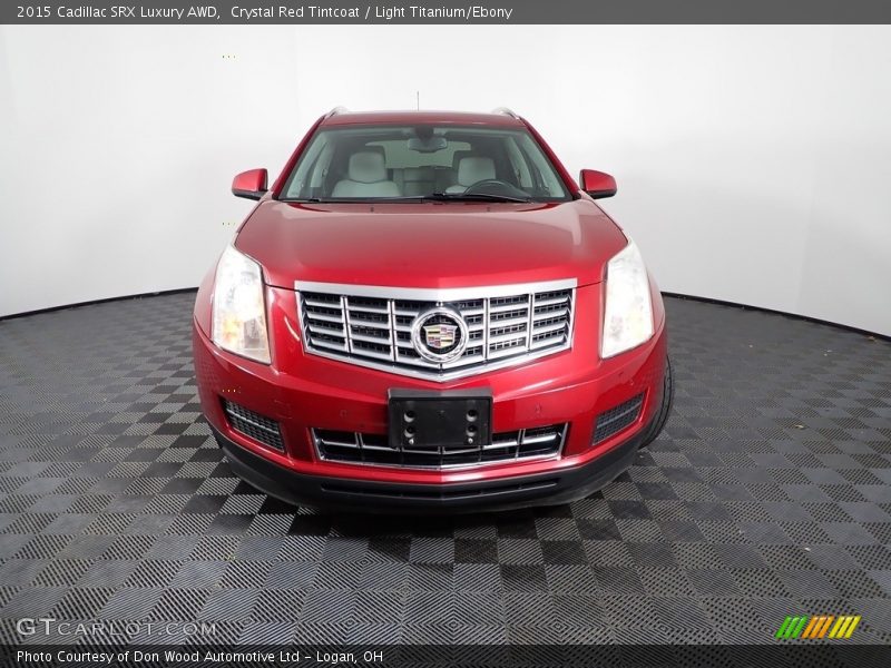 Crystal Red Tintcoat / Light Titanium/Ebony 2015 Cadillac SRX Luxury AWD