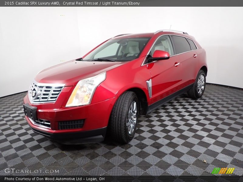 Crystal Red Tintcoat / Light Titanium/Ebony 2015 Cadillac SRX Luxury AWD