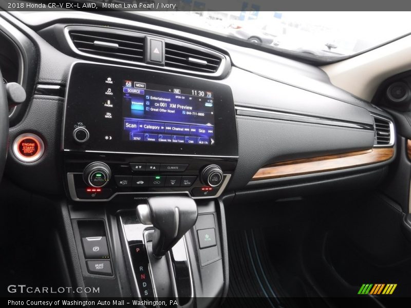 Molten Lava Pearl / Ivory 2018 Honda CR-V EX-L AWD