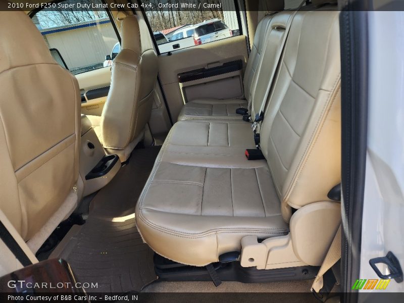 Oxford White / Camel 2010 Ford F250 Super Duty Lariat Crew Cab 4x4