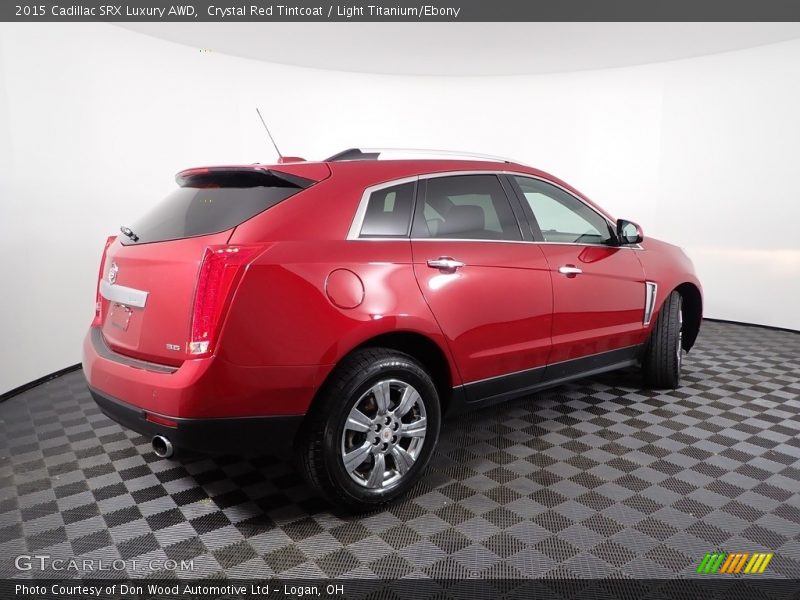 Crystal Red Tintcoat / Light Titanium/Ebony 2015 Cadillac SRX Luxury AWD