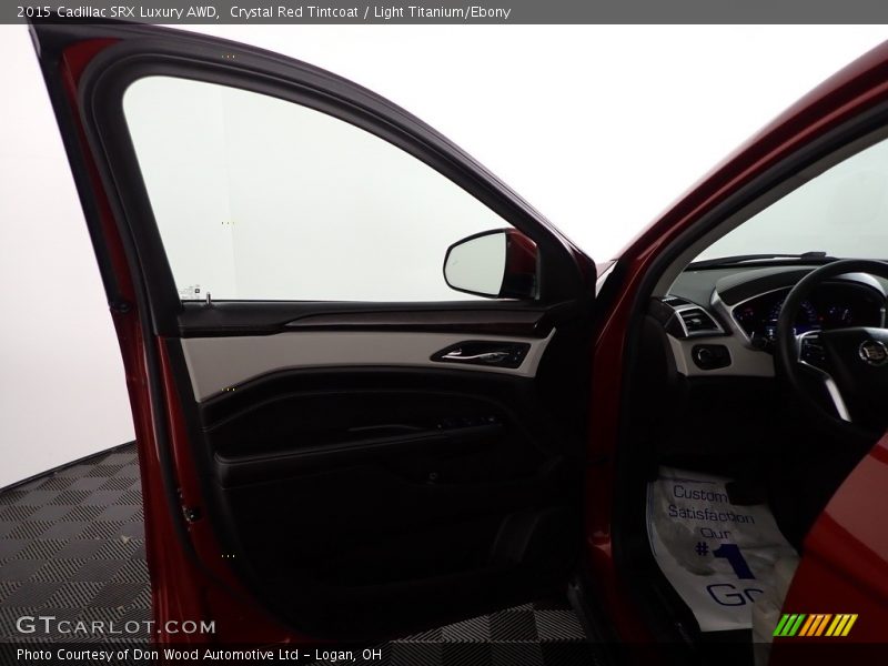 Crystal Red Tintcoat / Light Titanium/Ebony 2015 Cadillac SRX Luxury AWD