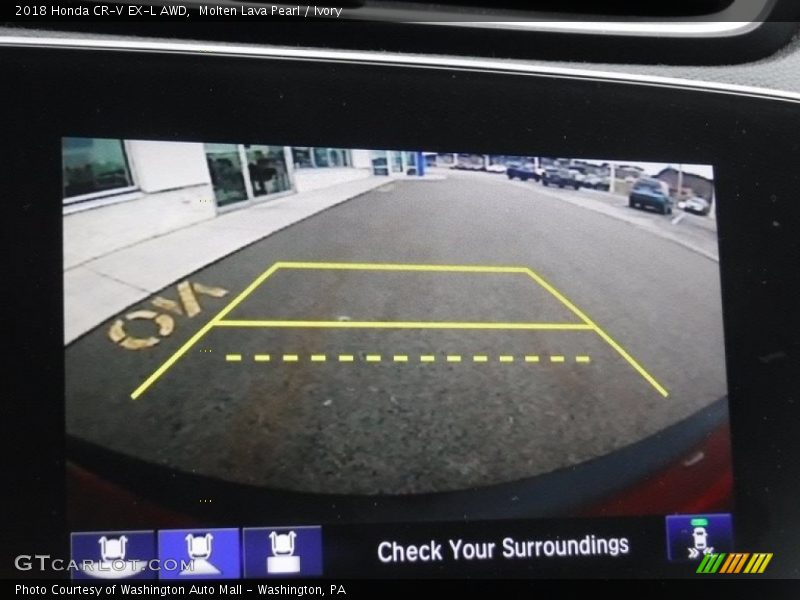 Molten Lava Pearl / Ivory 2018 Honda CR-V EX-L AWD