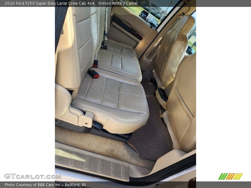 Oxford White / Camel 2010 Ford F250 Super Duty Lariat Crew Cab 4x4