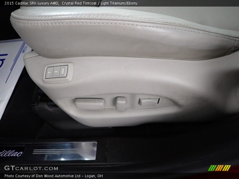 Crystal Red Tintcoat / Light Titanium/Ebony 2015 Cadillac SRX Luxury AWD