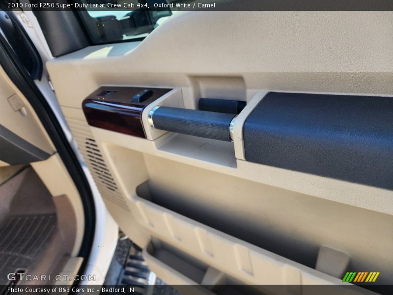 Oxford White / Camel 2010 Ford F250 Super Duty Lariat Crew Cab 4x4
