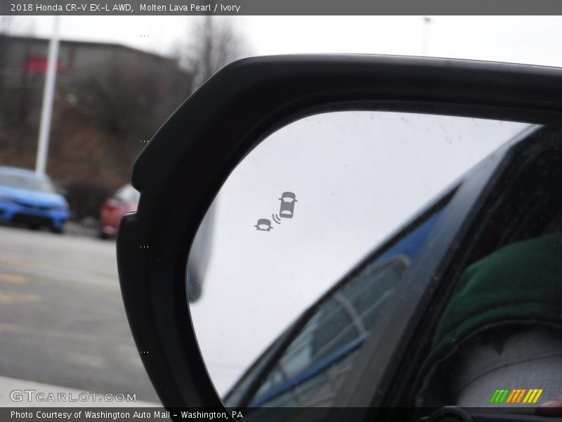Molten Lava Pearl / Ivory 2018 Honda CR-V EX-L AWD