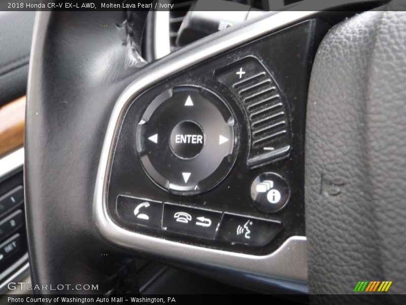 Molten Lava Pearl / Ivory 2018 Honda CR-V EX-L AWD
