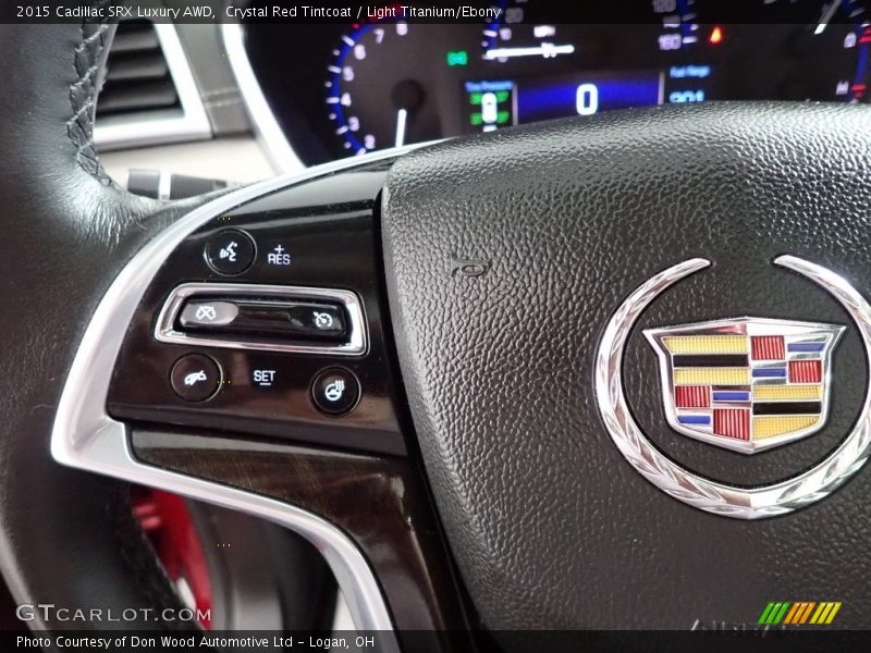 Crystal Red Tintcoat / Light Titanium/Ebony 2015 Cadillac SRX Luxury AWD
