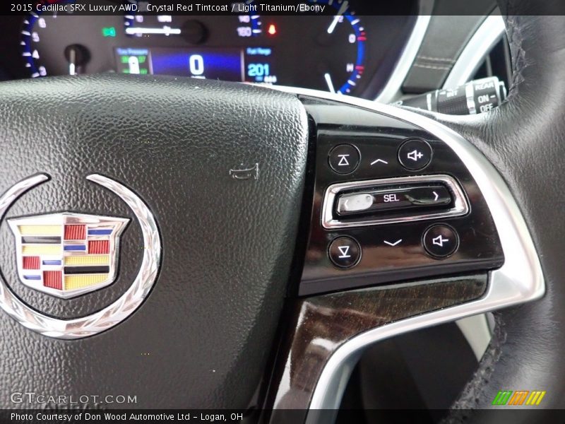 Crystal Red Tintcoat / Light Titanium/Ebony 2015 Cadillac SRX Luxury AWD