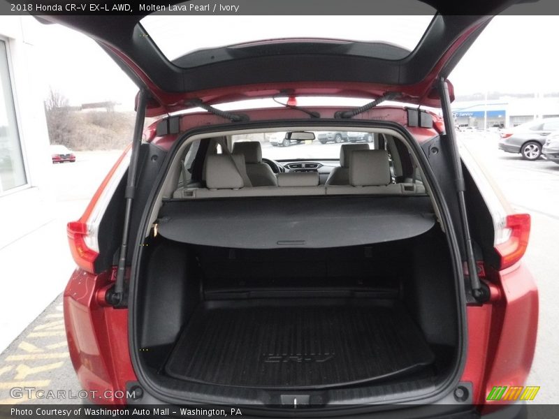 Molten Lava Pearl / Ivory 2018 Honda CR-V EX-L AWD