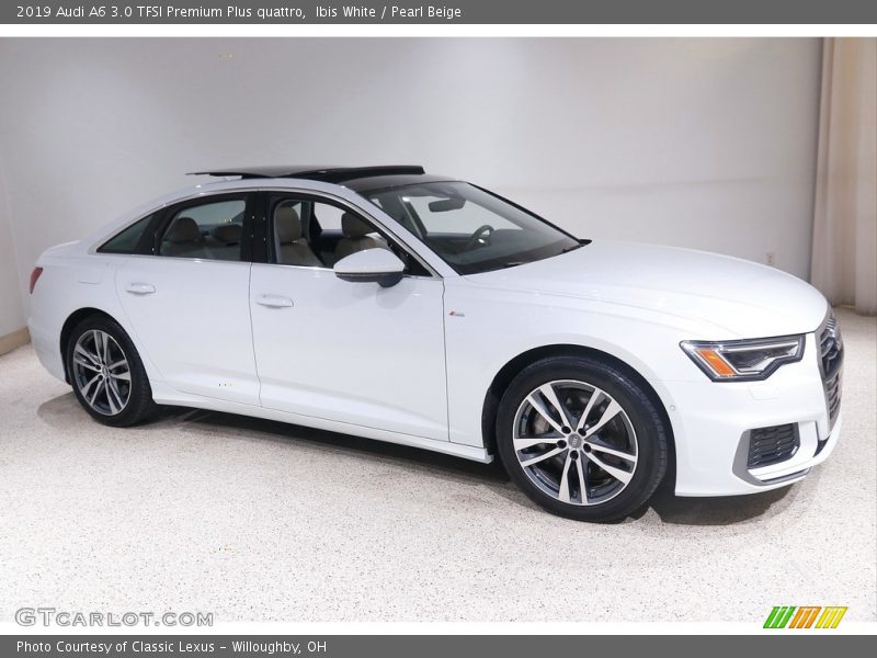 Ibis White / Pearl Beige 2019 Audi A6 3.0 TFSI Premium Plus quattro