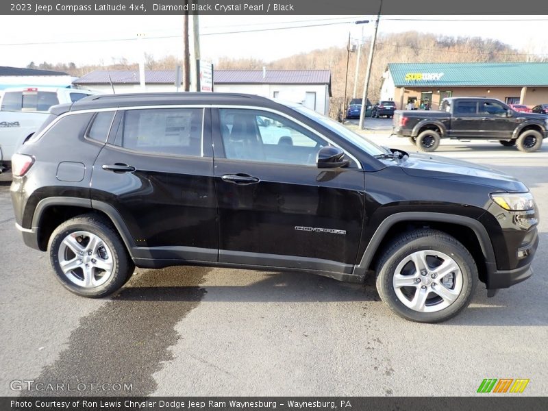 Diamond Black Crystal Pearl / Black 2023 Jeep Compass Latitude 4x4