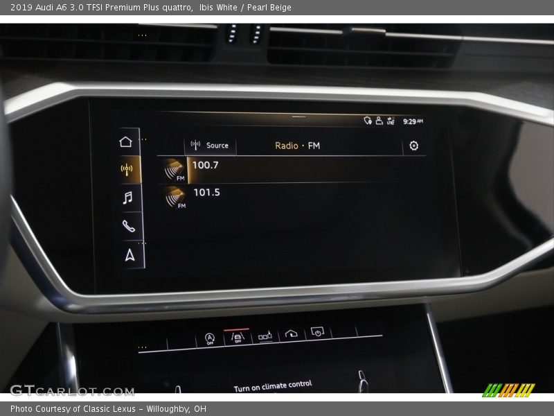 Ibis White / Pearl Beige 2019 Audi A6 3.0 TFSI Premium Plus quattro