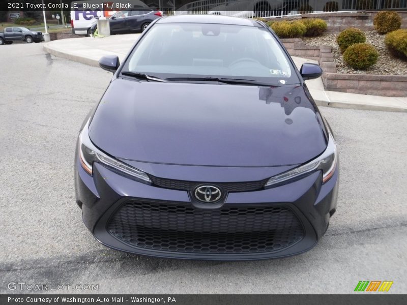 Blueprint / Black 2021 Toyota Corolla LE